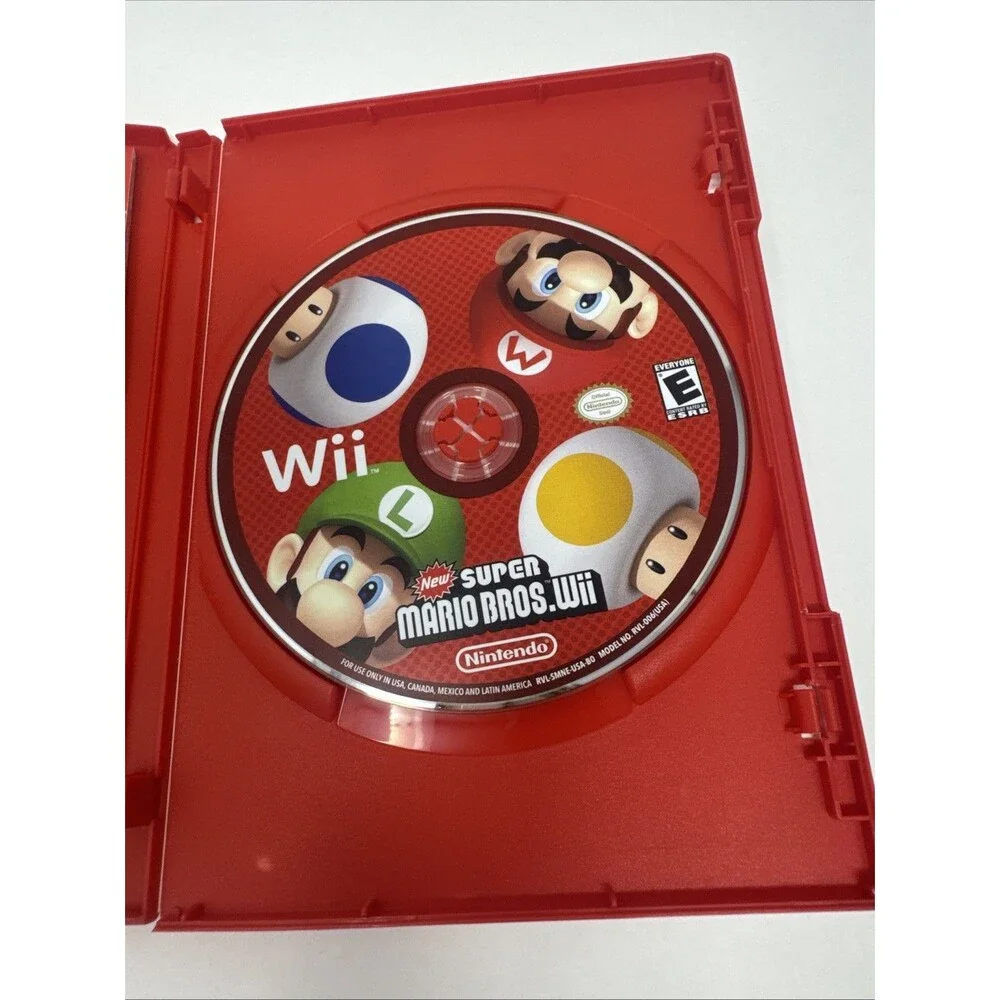 New Super Mario Bros - Nintendo Wii + US Seller TESTED WORKS GREAT